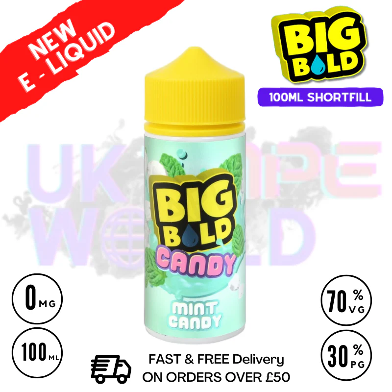 Mint Candy Big Bold Vape Juice 100ml | £9.50 + Nicshots