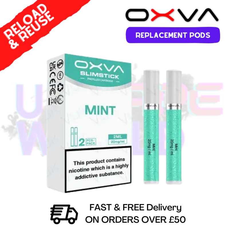 Mint Oxva SlimStick Prefilled Pod Cartridges - £3.89
