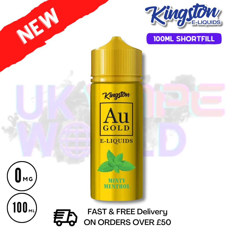Minty Menthol AU Gold Kingston 100ML Eliquid