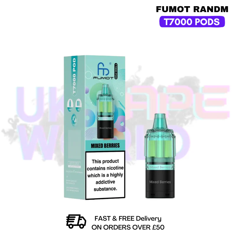 Mixed Berries Fumot T7000 RandM 7K Replacement Pods