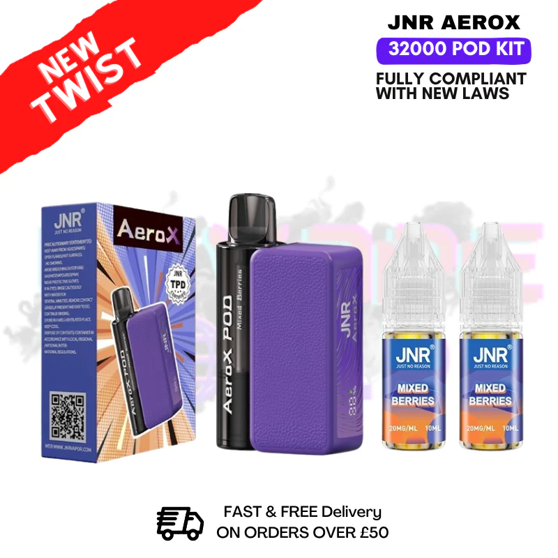Mixed Berries JNR AeroX 32K 32000 Puff Pod Kit