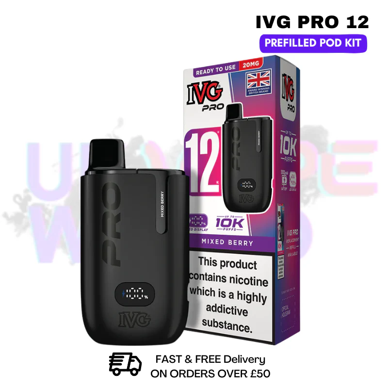 Mixed Berry IVG Pro12 Prefilled Pod Kit