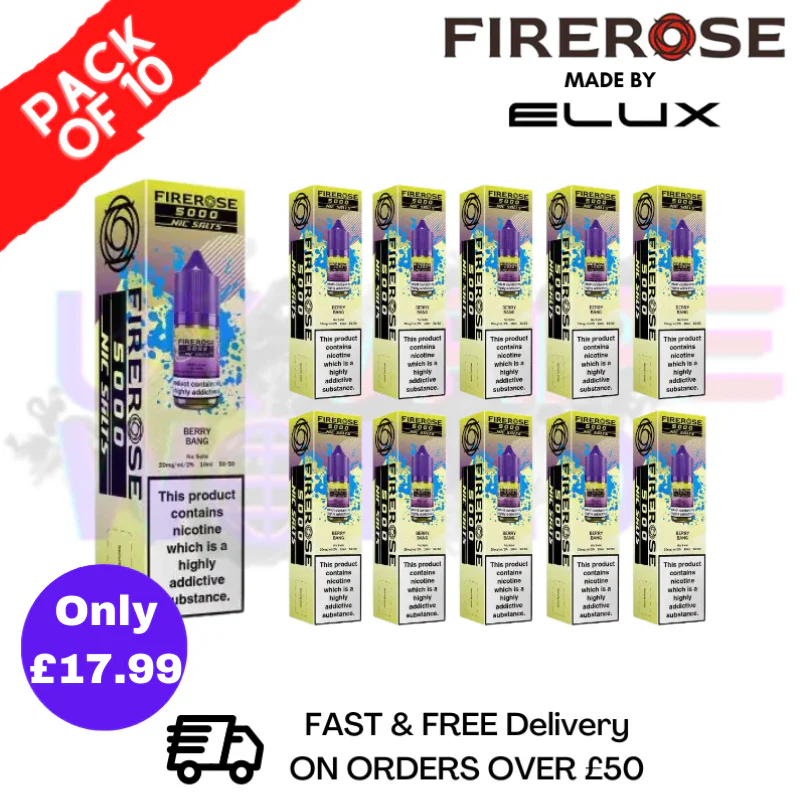 Mixed Fruit Candy Firerose 5000 Nic Salt Box Of 10