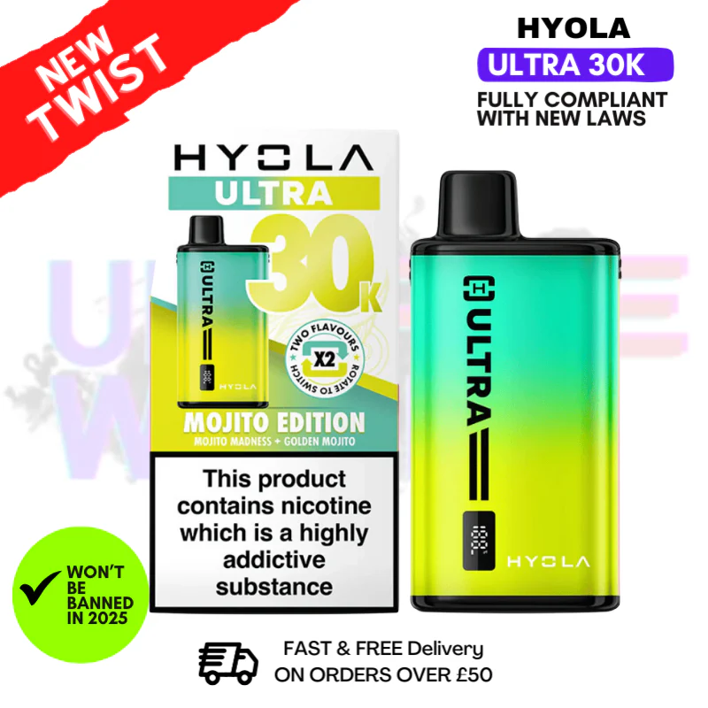 Mojito Edition Hyola Ultra 30K Puff Prefilled Pod Kit