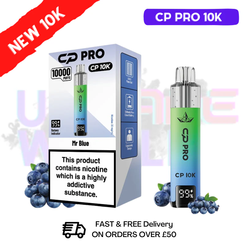 Mr Blue CP Pro 10K Puff Pod Kit