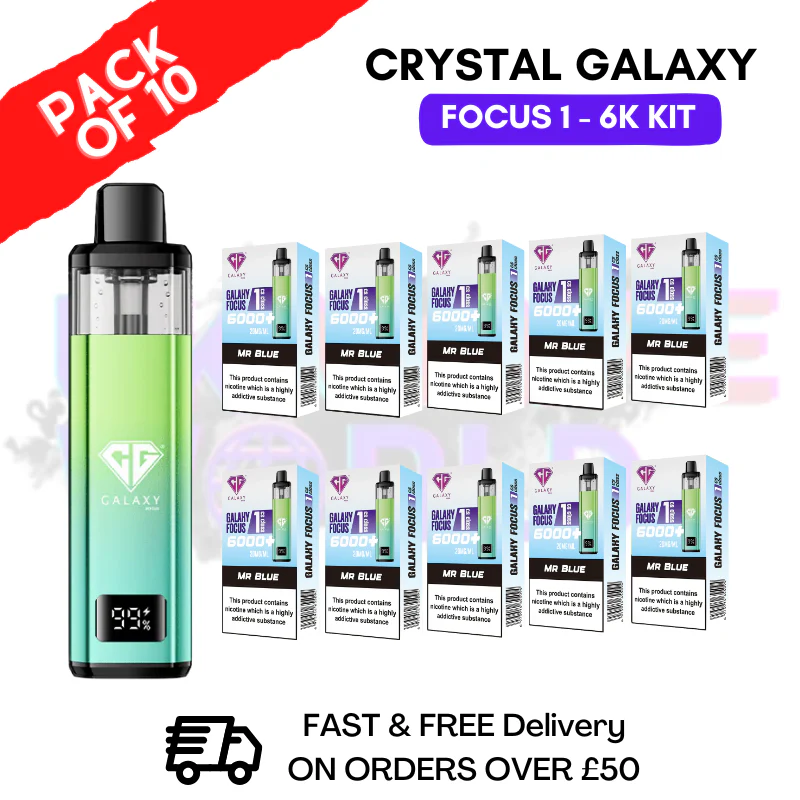 Mr Blue Crystal Galaxy Focus 6K Kits Box Of 10