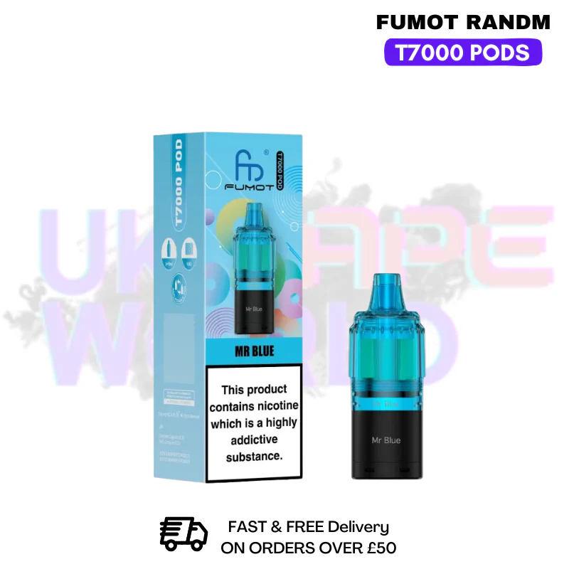 Mr Blue Fumot T7000 RandM 7K Replacement Pods