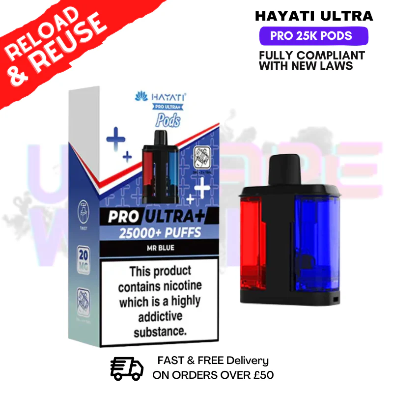 Mr Blue Hayati 25K REFIL Pack Replacement Pods