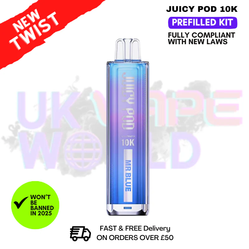 Mr Blue Juicy Pod 10K NovaMax Pod Kit - £8.99