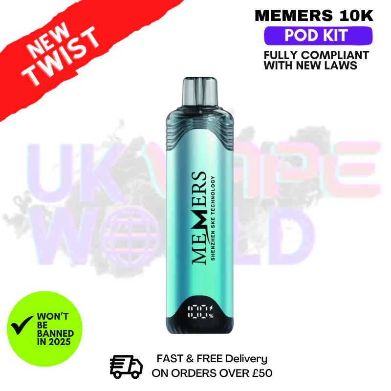 Mr Blue Memers 10K Puff Pod Kit