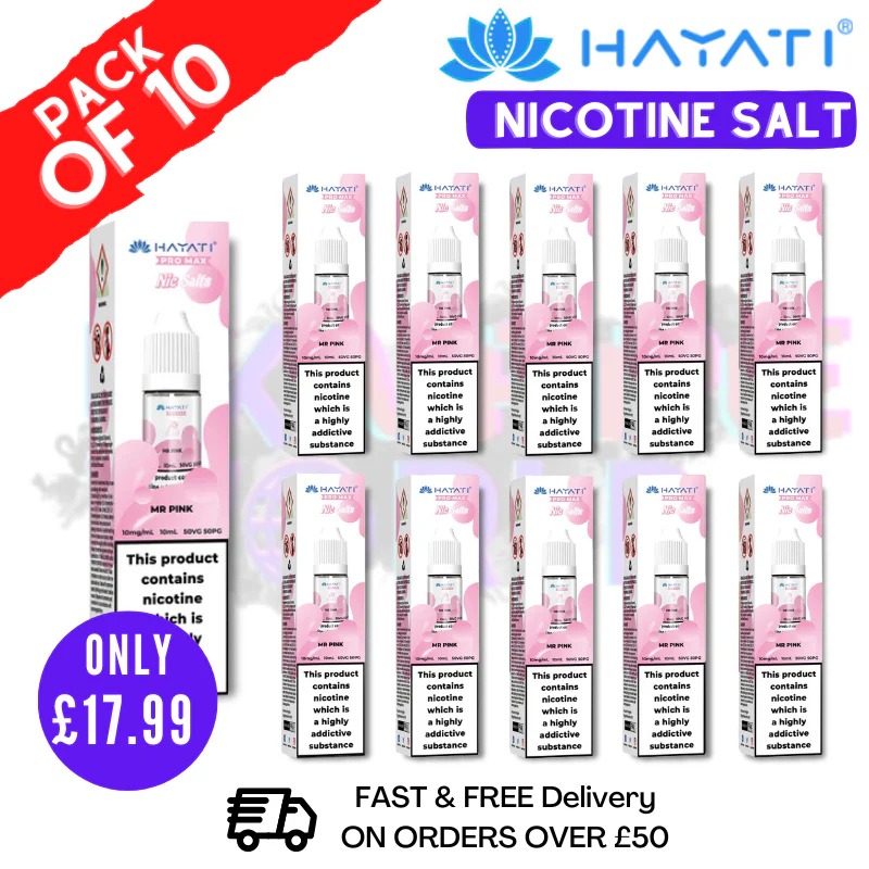 Mr Pink Hayati Pro Max Nic Salt Box Of 10