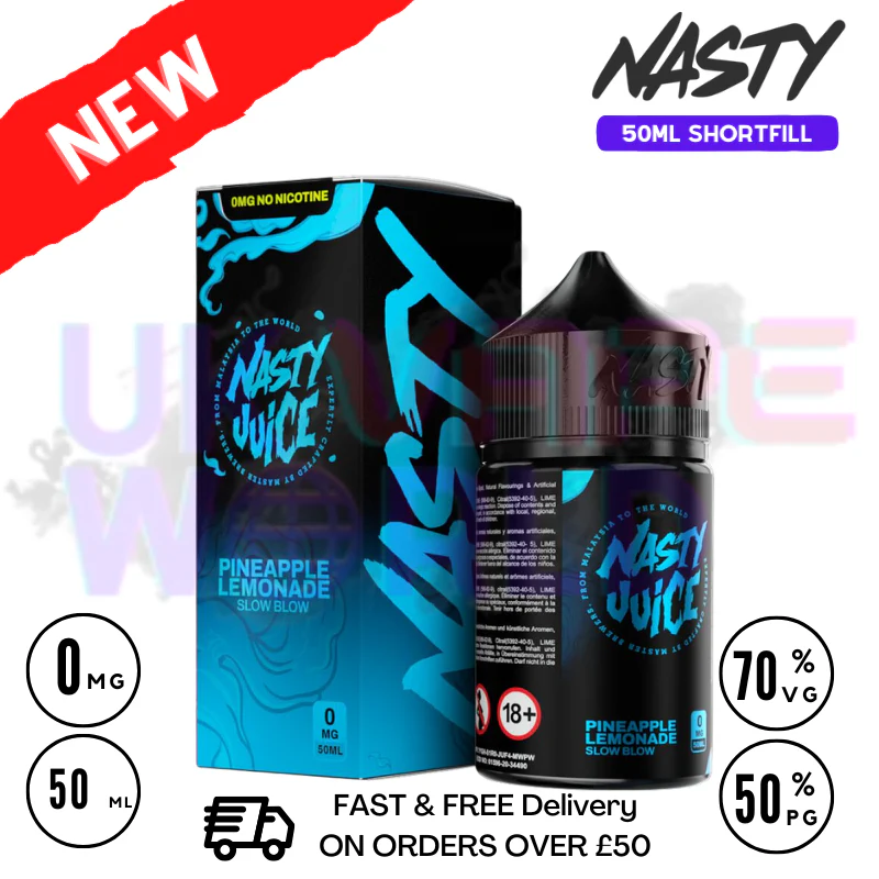 Nasty Juice Asap Pineapple Lemonade 50ml Shortfill |