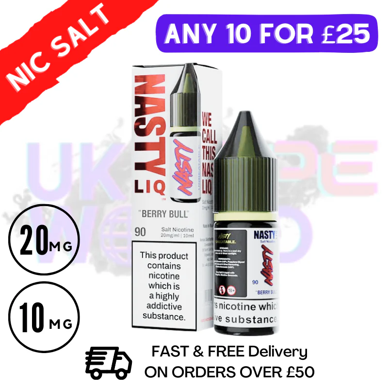NastyLiq 'Berry Bull' Nic Salt By Nasty Eliquids