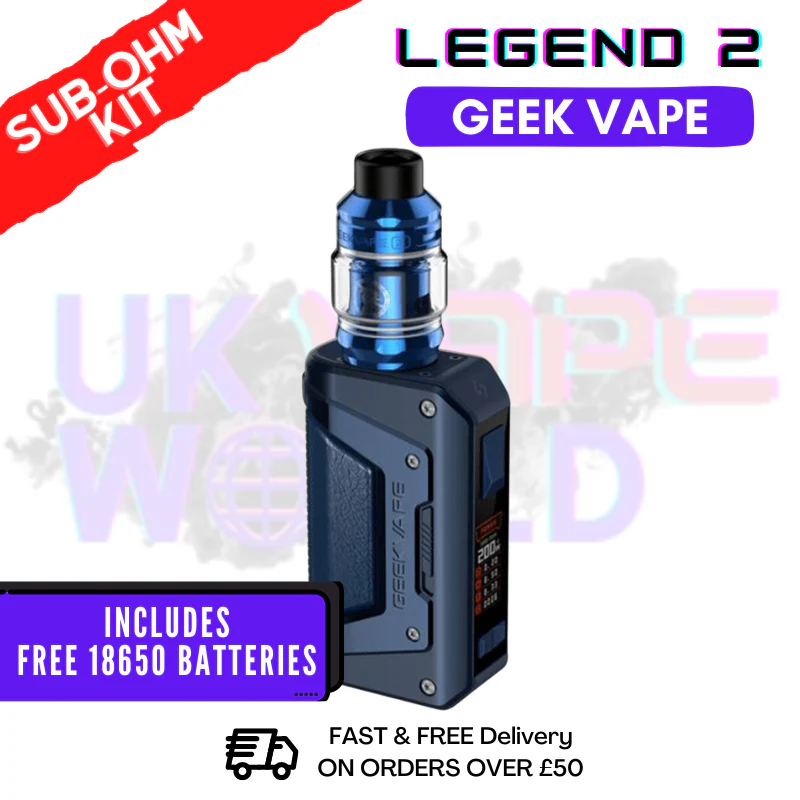 Navy GeekVape Aegis Legend 2 L200 Sub Ohm Kit - ONLY £44.99