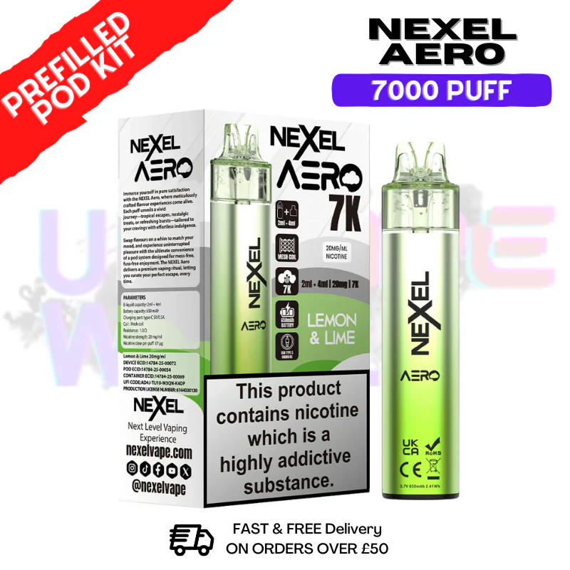 Nexel 7K Aero 7000 Puff Prefilled Pod Kit - Image 10