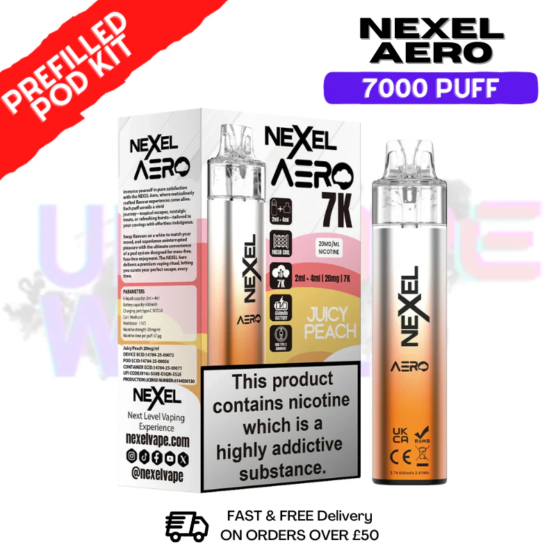 Nexel 7K Aero 7000 Puff Prefilled Pod Kit - Image 8