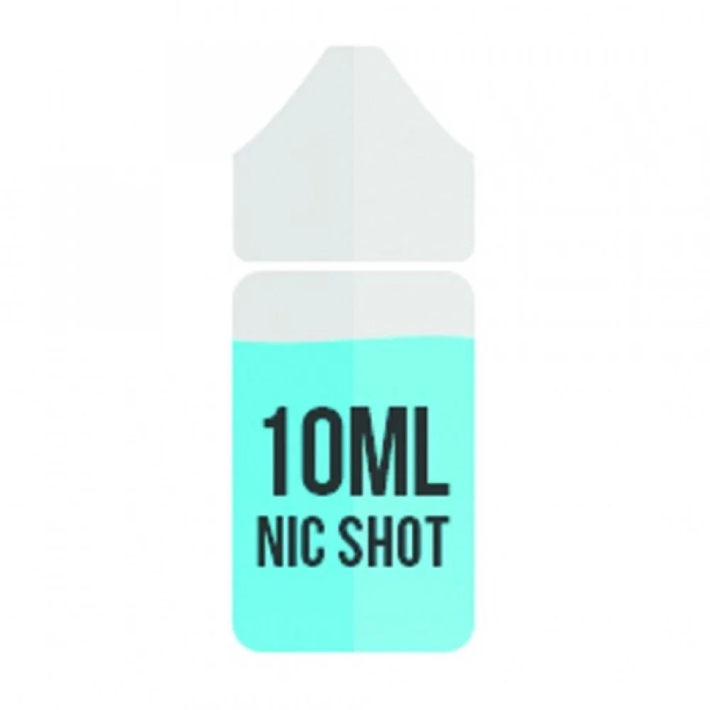 NicShot Premium Nicotine Shots 18mg 10ml Bottles Flavourless