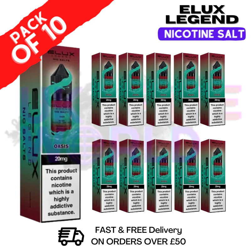 Oasis Elux Legend Nic Salt BOX OF 10