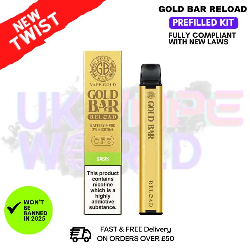 Oasis Gold Bar Reload Prefilled Pod Kit