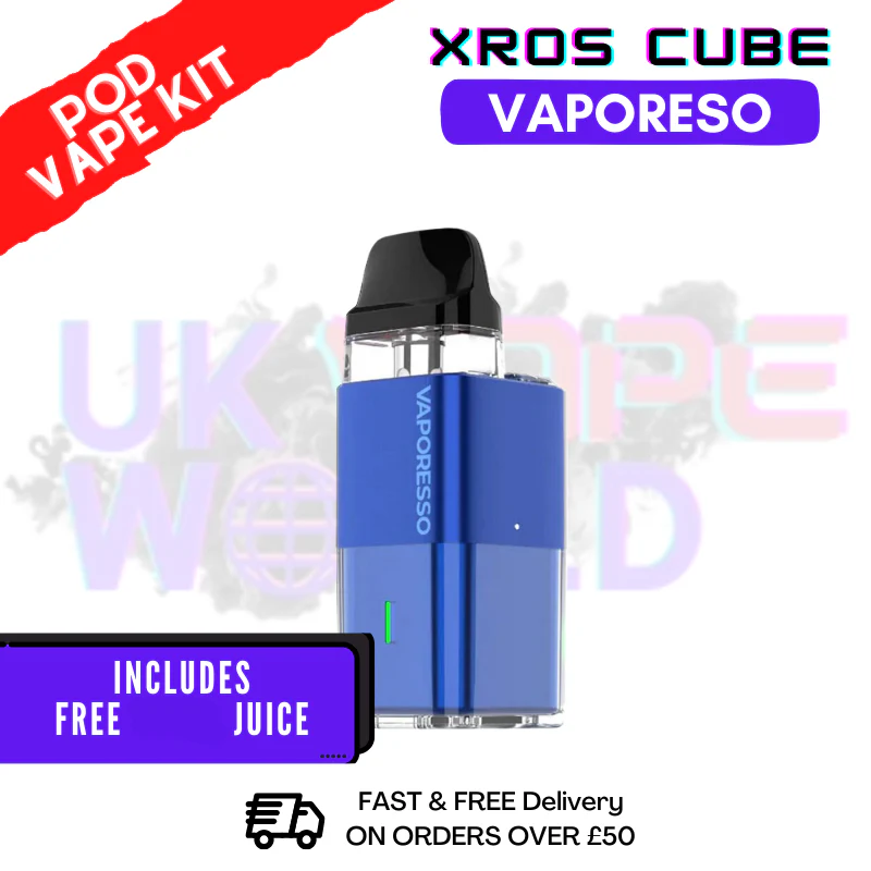 Ocean Blue Xros Cube Refillable Pod Vape Kit