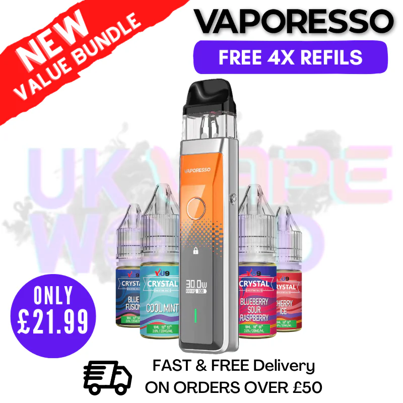 Orange Vaporesso Xros Pro Pod Kit | FREE 4X REFILS | £21.99
