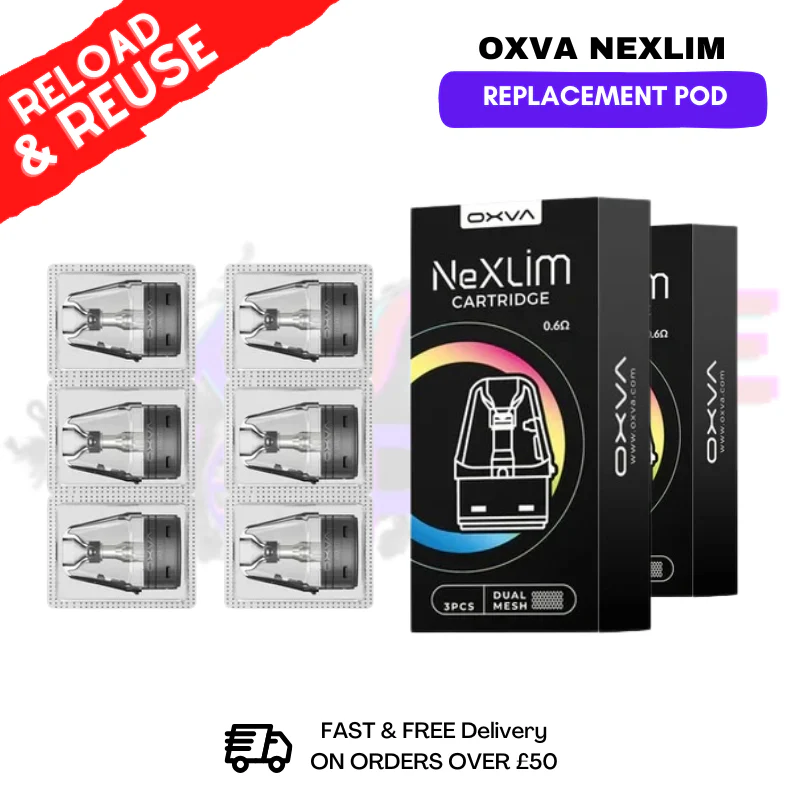 Oxva Nexlim Replacement Pods - (2 x Pack of 3)