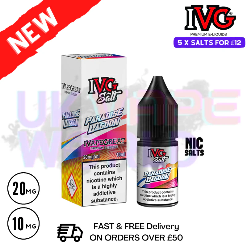 Paradise Lagoon IVG Salt 10ml Nic Eliquid