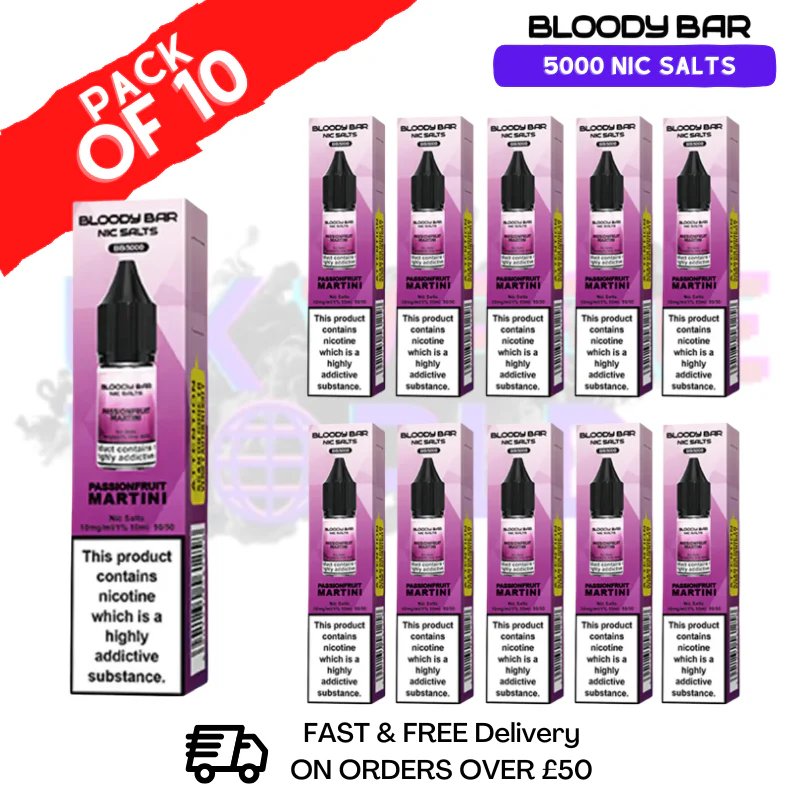 Passionfruit Martini Bloody Bar 5000 Bar Salt Box Of 10