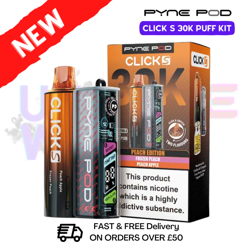 Peach Edition Pyne Pod Click S 30K Kit