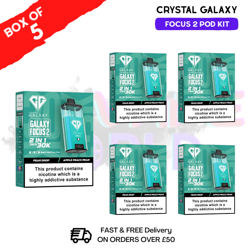 Pear Drop Crystal Galaxy 30K Kits Box Of 5