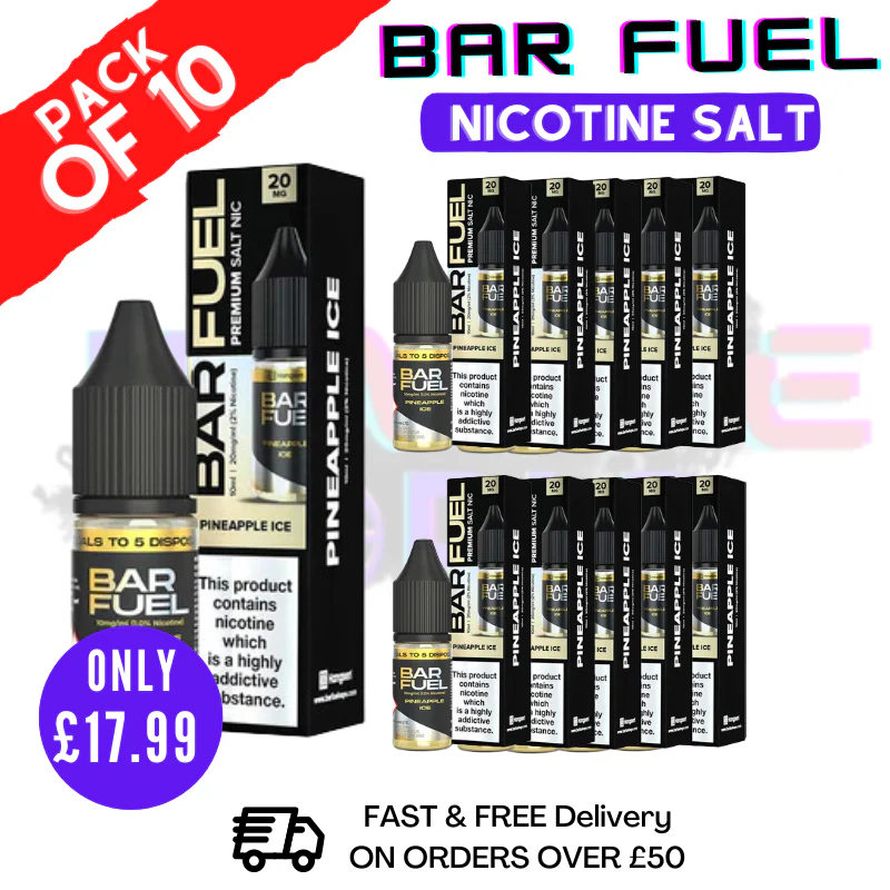 Pineapple ICE Bar Fuel Nic Salt BOX OF 10