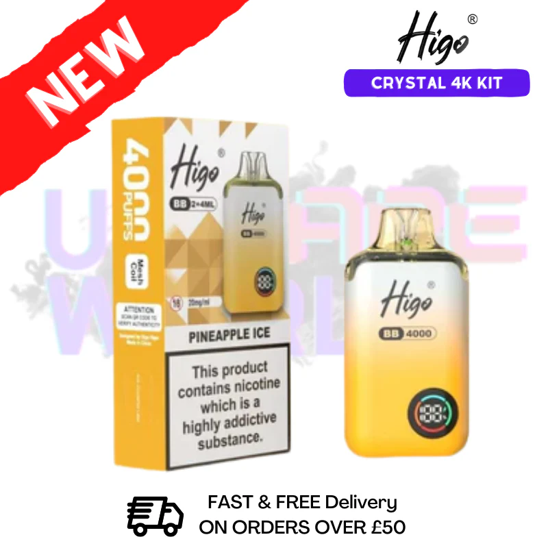Pineapple ICE Crystal Higo 4K 4000 Puff Pod Kit