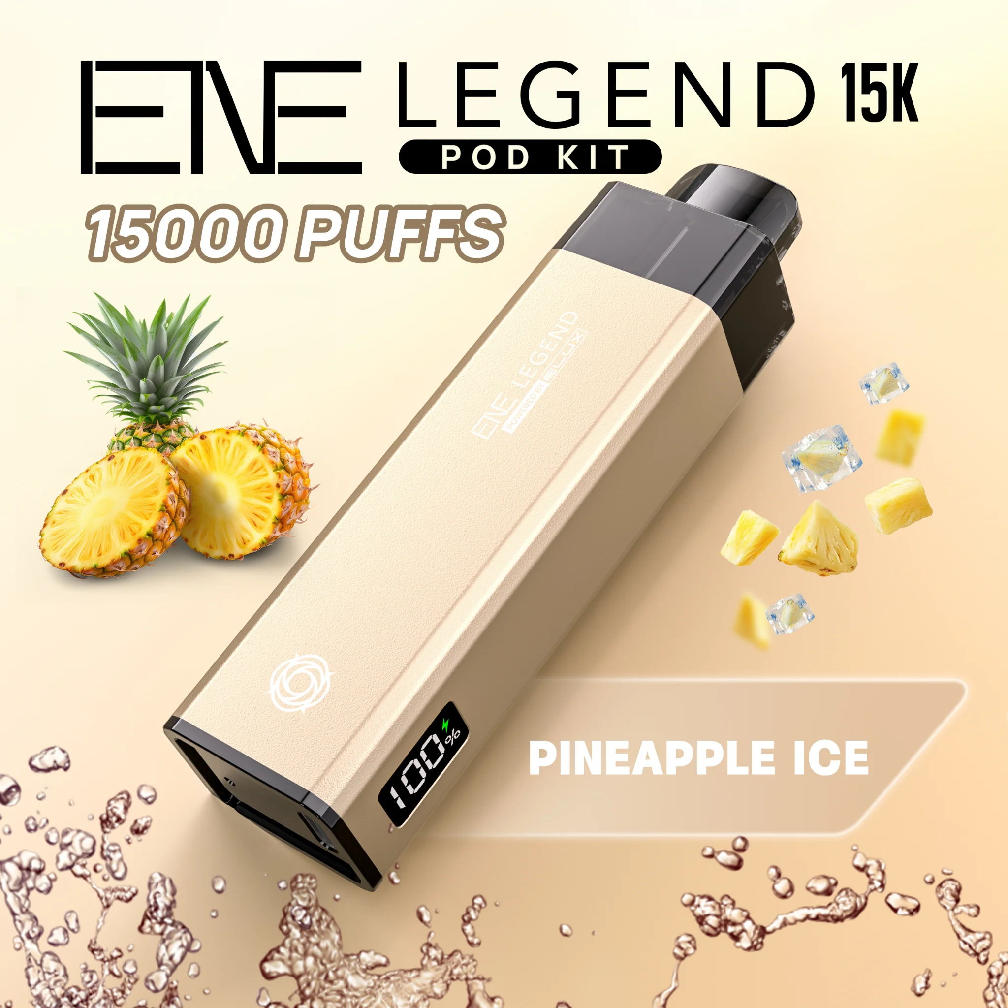 Pineapple Ice Elux Legend 15K Puff Prefilled Pod Kit - £6.89