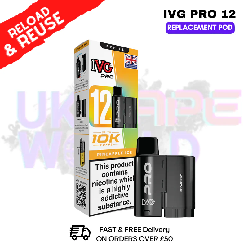 Pineapple ICE IVG Pro 12 REFIL Pod Pack