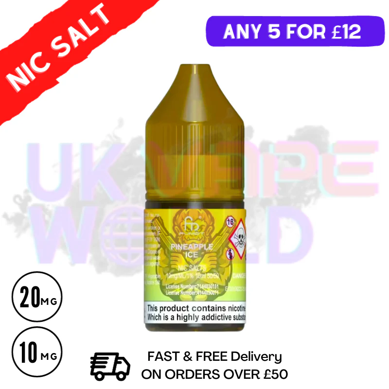 Pineapple ICE - RandM Tornado 7000 Nic Salt 10ML eLiquid
