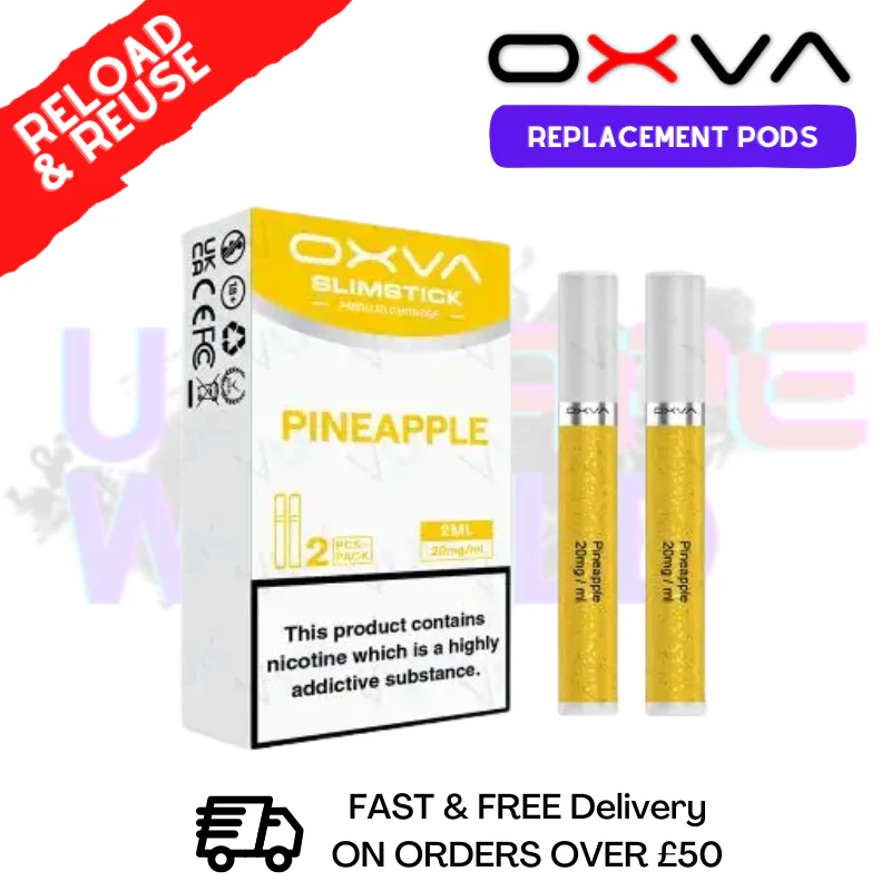 Pineapple Oxva SlimStick Prefilled Pod Cartridges - £3.89