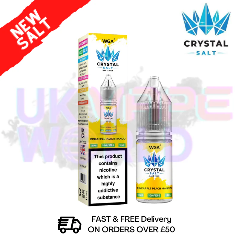 Pineapple Peach Mango WGA Crystal Nic Salt | Lowest Price