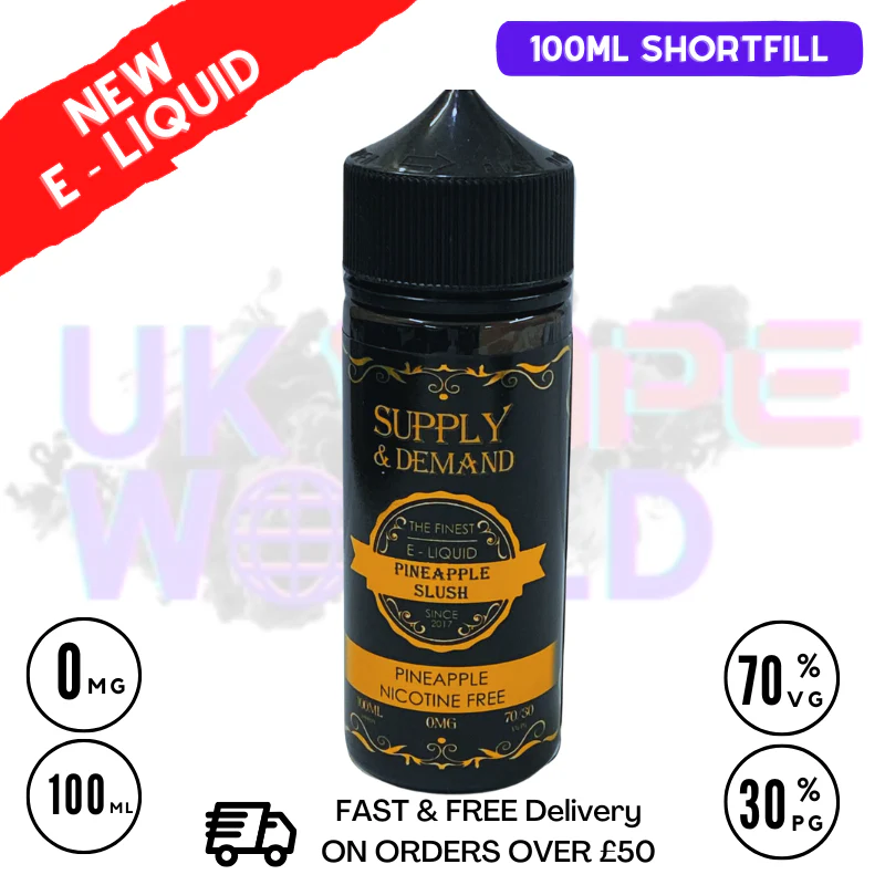 Pineapple Supply & Demand 100ml Shortfill Eliquid