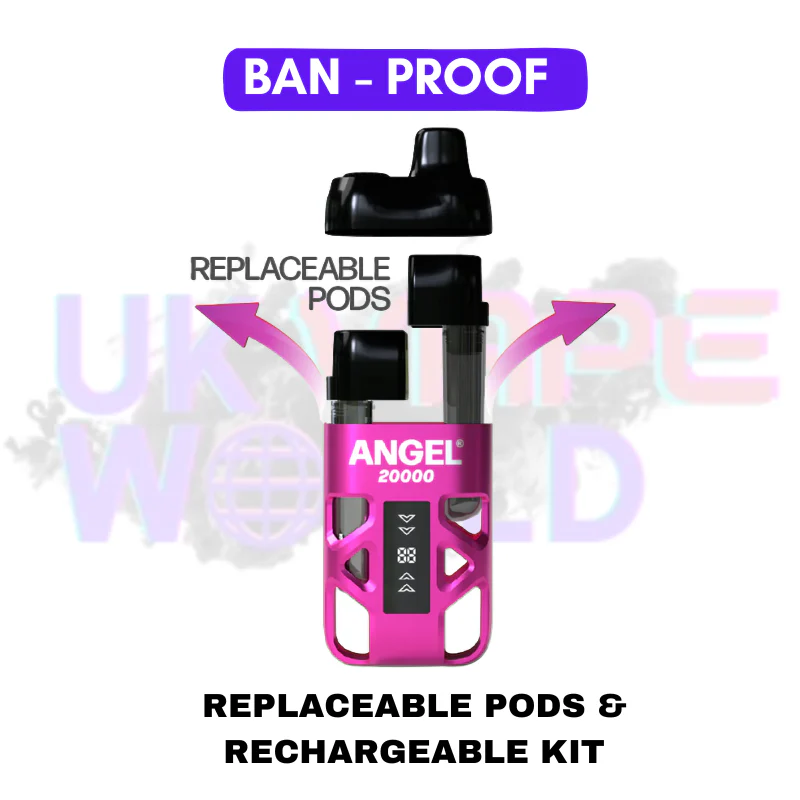 Pink Edition Angel Bar 20K Puff Twist Prefilled Pod Kit - Image 2