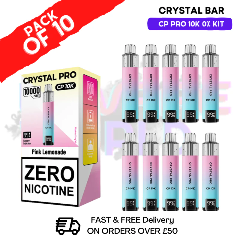 Pink Lemonade CP Pro 10K ZERO Nic Kits Box Of 10