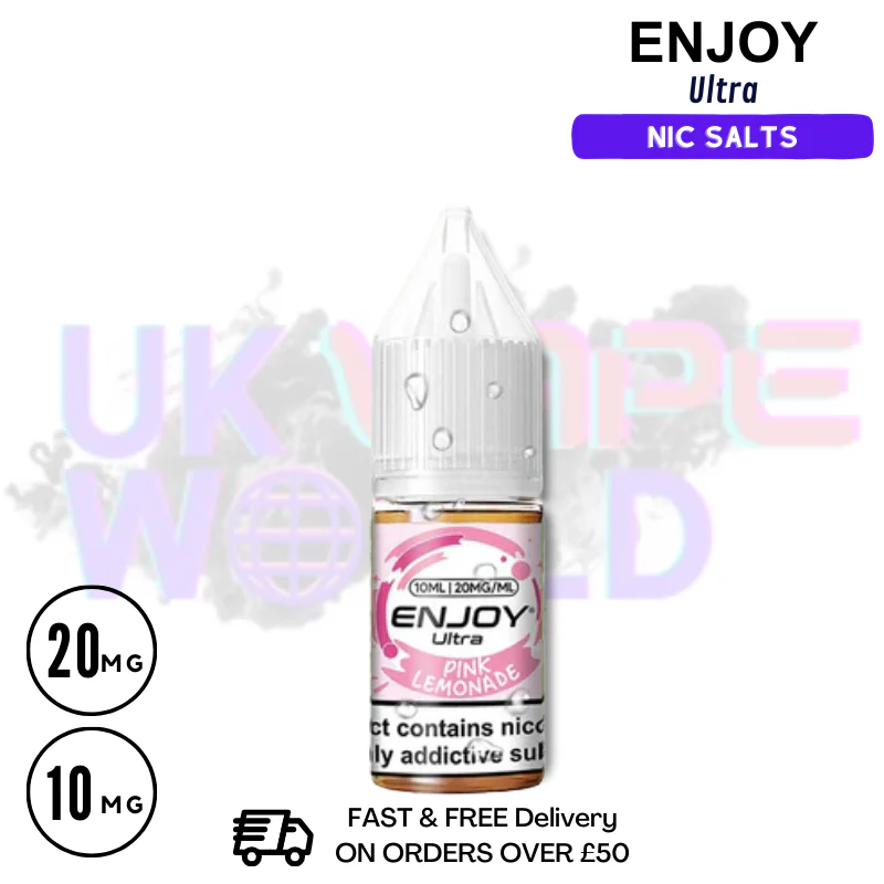 Pink Lemonade Enjoy Ultra 9000 9K Nic Salt 10ML eLiquid