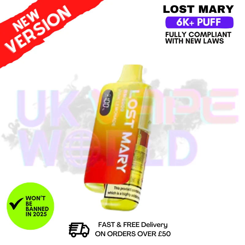 Pink Lemonade Lost Mary 6K Puff Pod Kit - Only £8.99