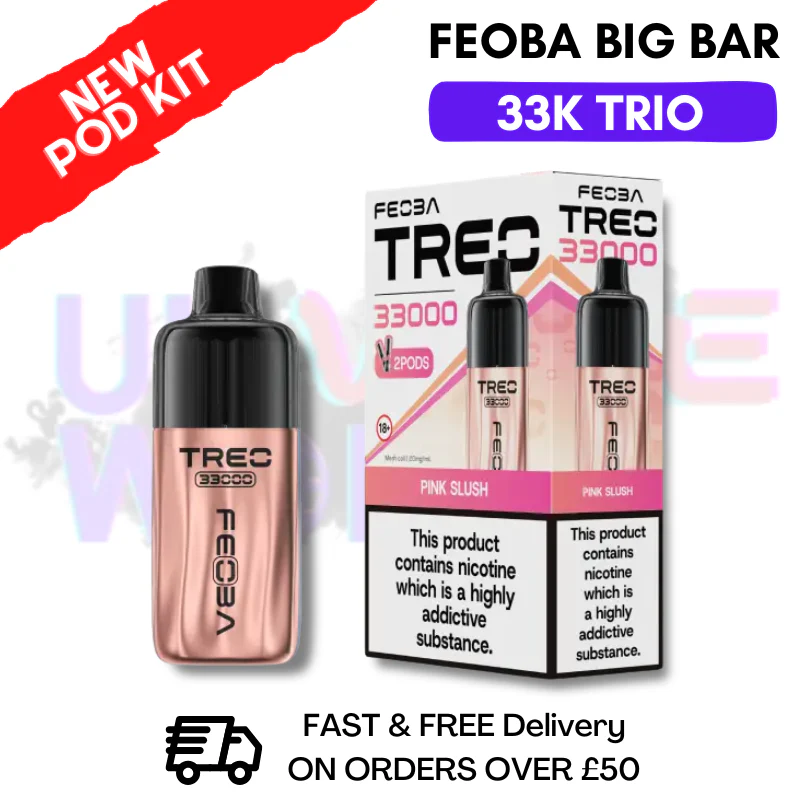 Pink Slush Feoba Treo 33K Puff Pod Kit