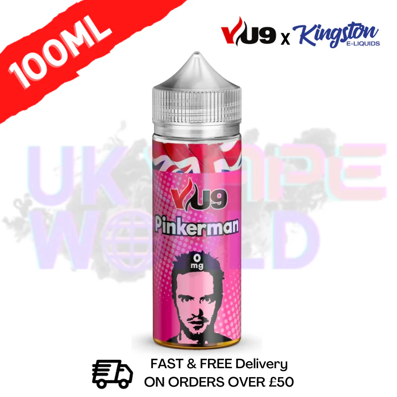PinkerMan Shortfill Juice 100ML Eliquid - VU9 x Kingston