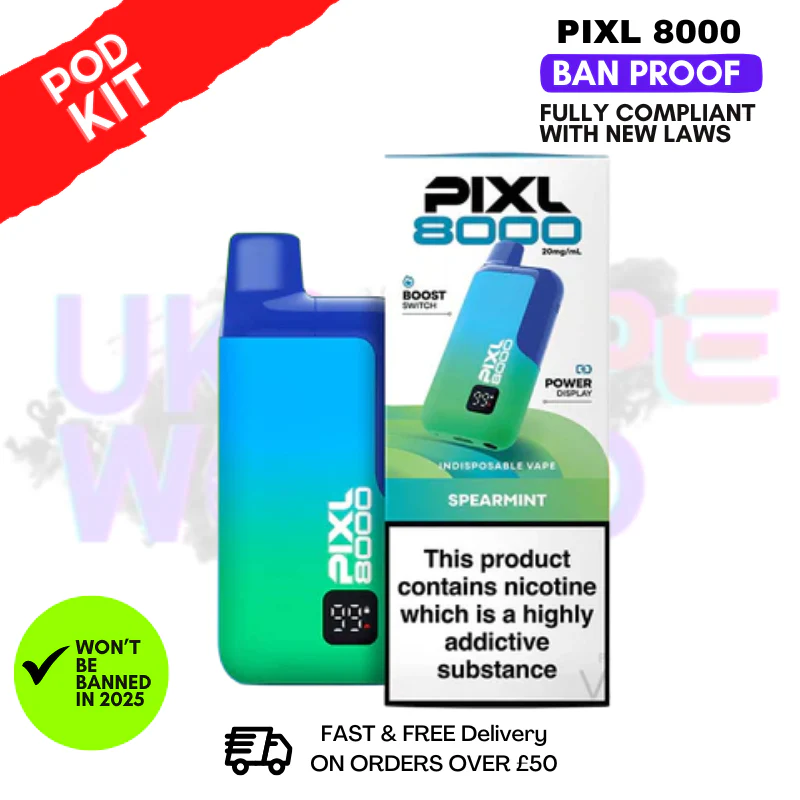 Pixl 8000 Puff Vape Pod Kit | ANY 2 FOR £14 - Image 17