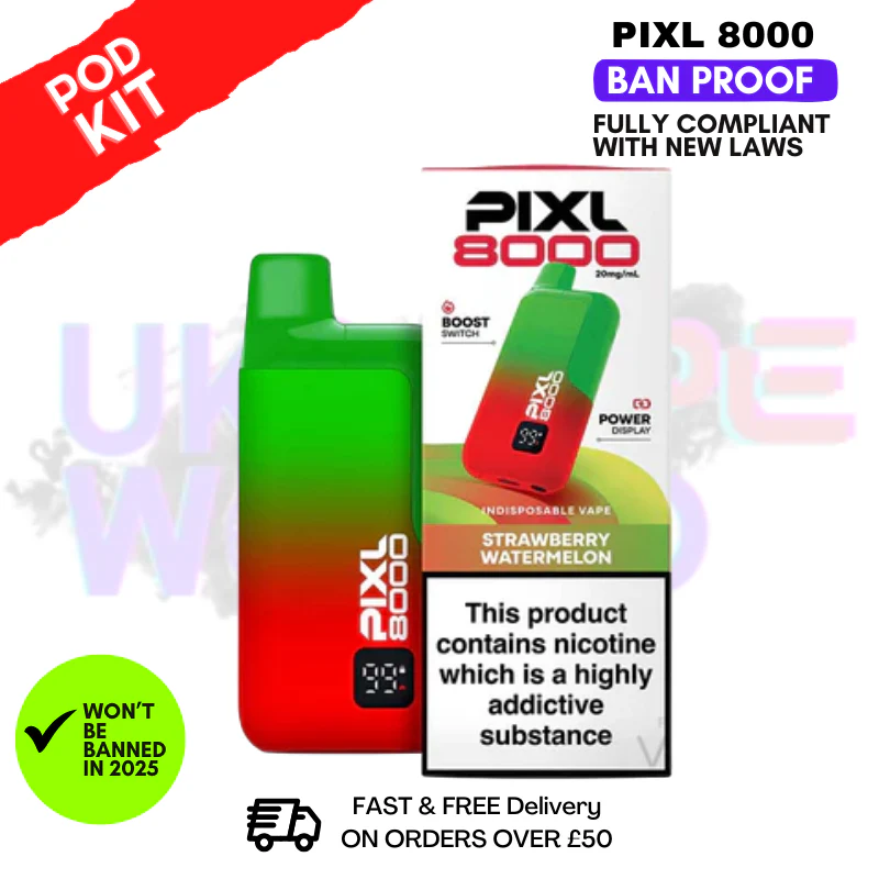 Pixl 8000 Puff Vape Pod Kit | ANY 2 FOR £14 - Image 21