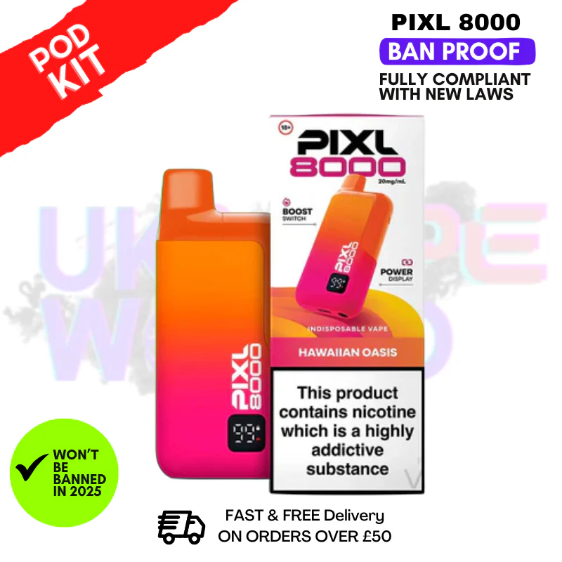Pixl 8000 Puff Vape Pod Kit | ANY 2 FOR £14 - Image 7