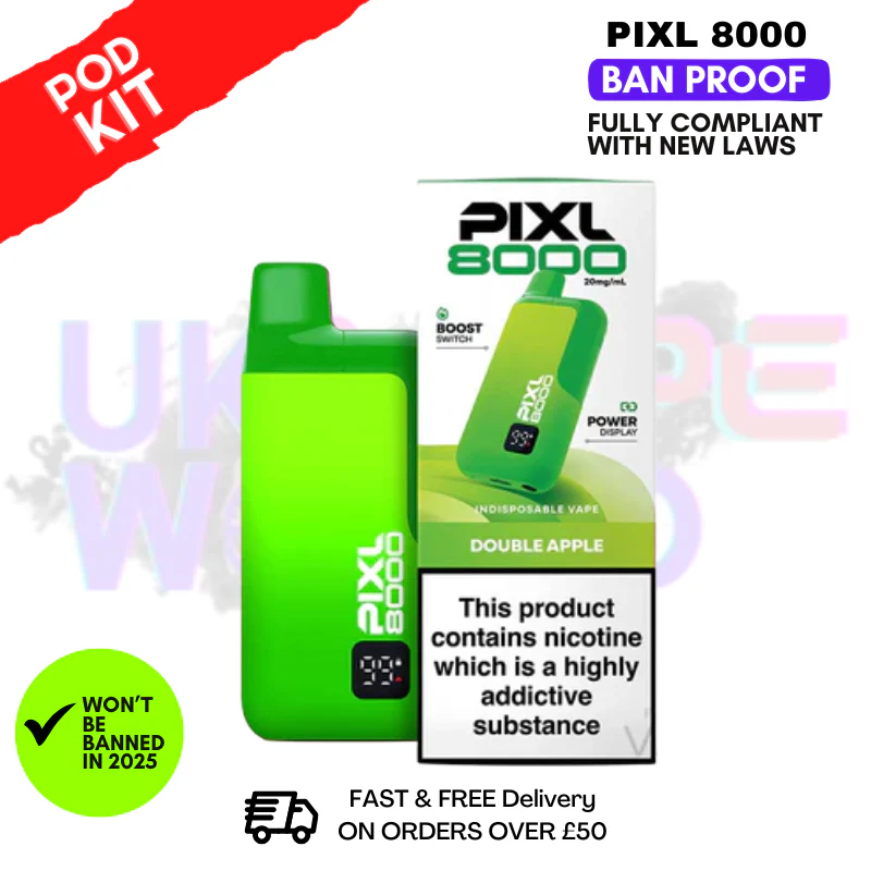 Pixl 8000 Puff Vape Pod Kit | ANY 2 FOR £14 - Image 9