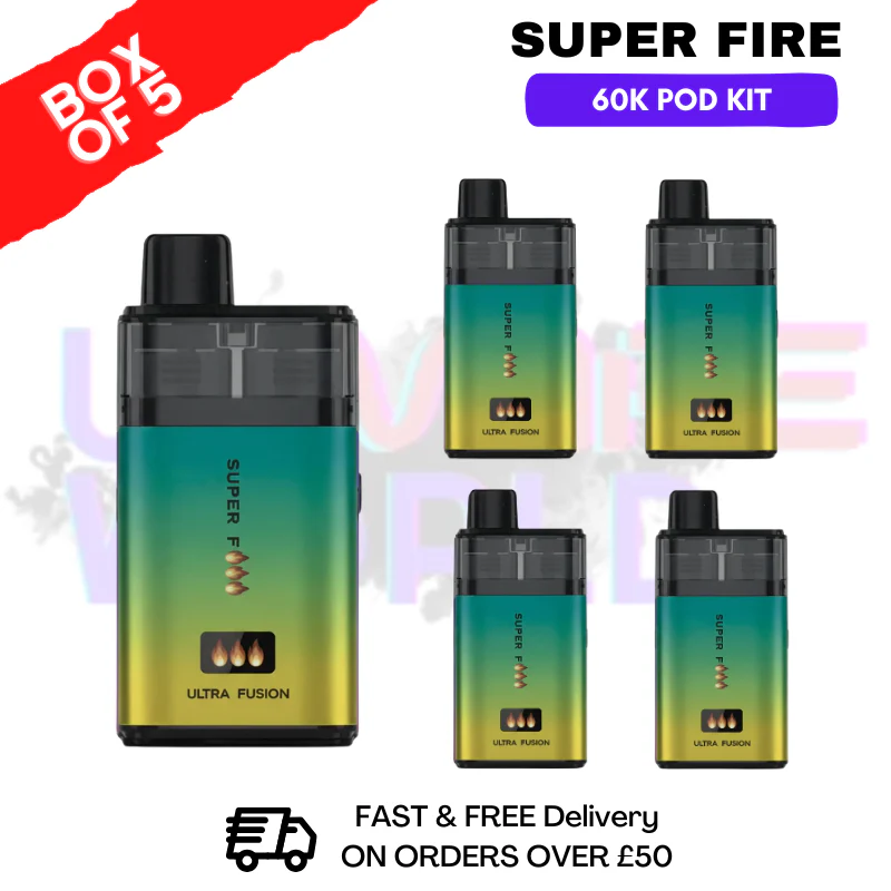 Popular Edition SuperFire 60K Ultra Fusion Box Of 5