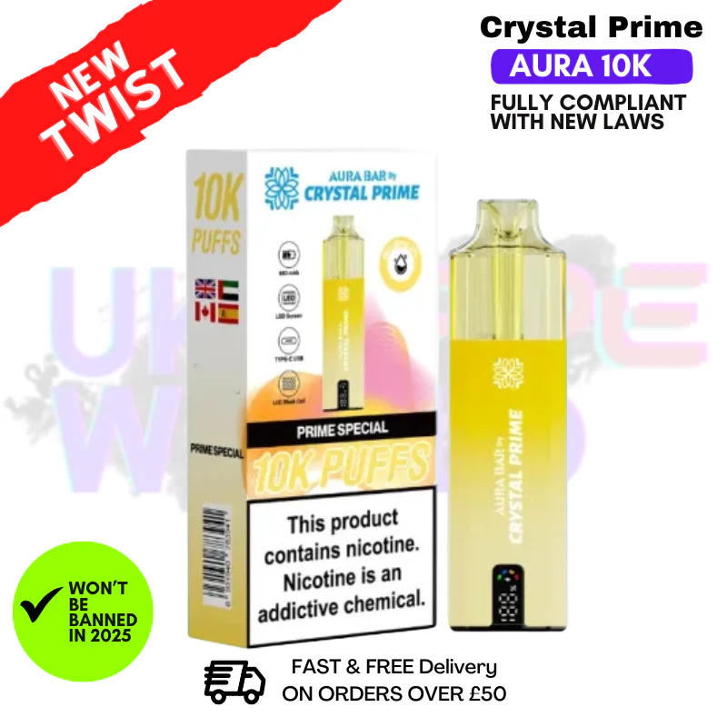 Prime Special Crystal Prime 10K Puff Pod Kit